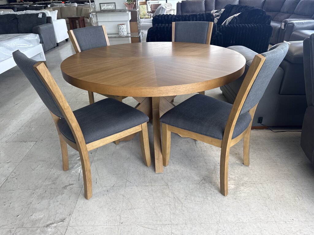 86618 - Round 54in 5pc Dining Set 54x54x30