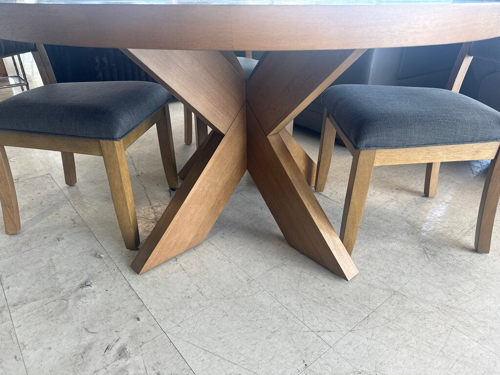 86618 - Round 54in 5pc Dining Set 54x54x30