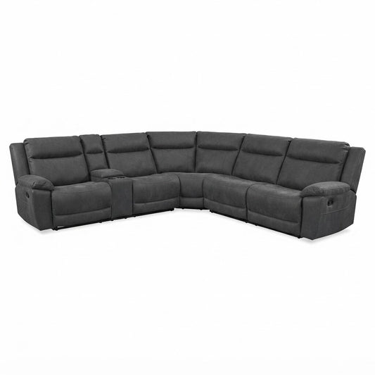 86607 - Dark Gray Power Reclining Sectional
