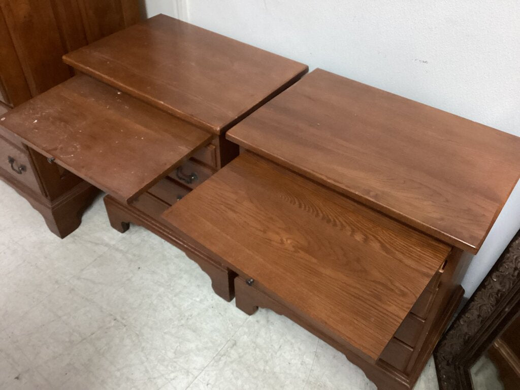 86575 Keller Furniture Pair of Nightstands 24x16x29