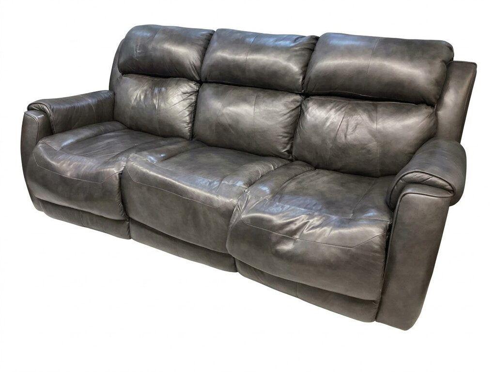 86583 - Gray Power Reclining Sofa 89x36x36