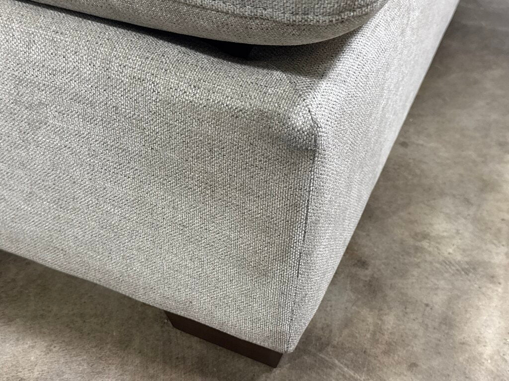 86623 - Versatile Gray Fabric Corner Chair 42x42x27