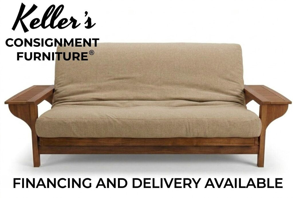 86659 Wooden Mission Style Futon 80x55x23