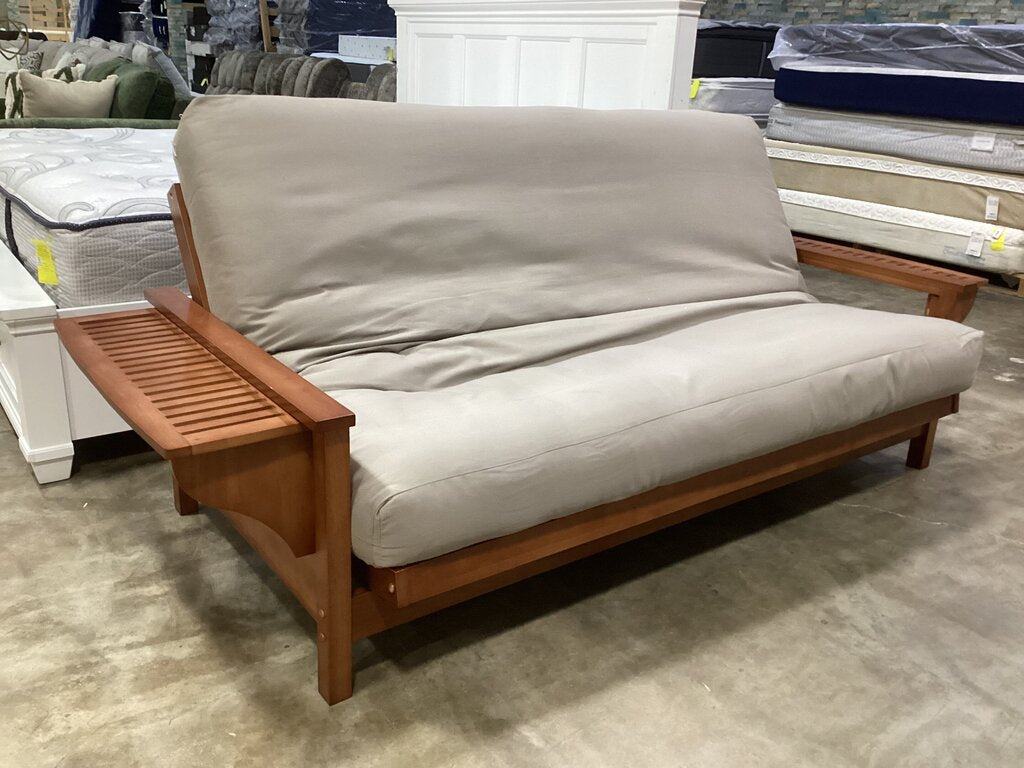 86659 Wooden Mission Style Futon 80x55x23