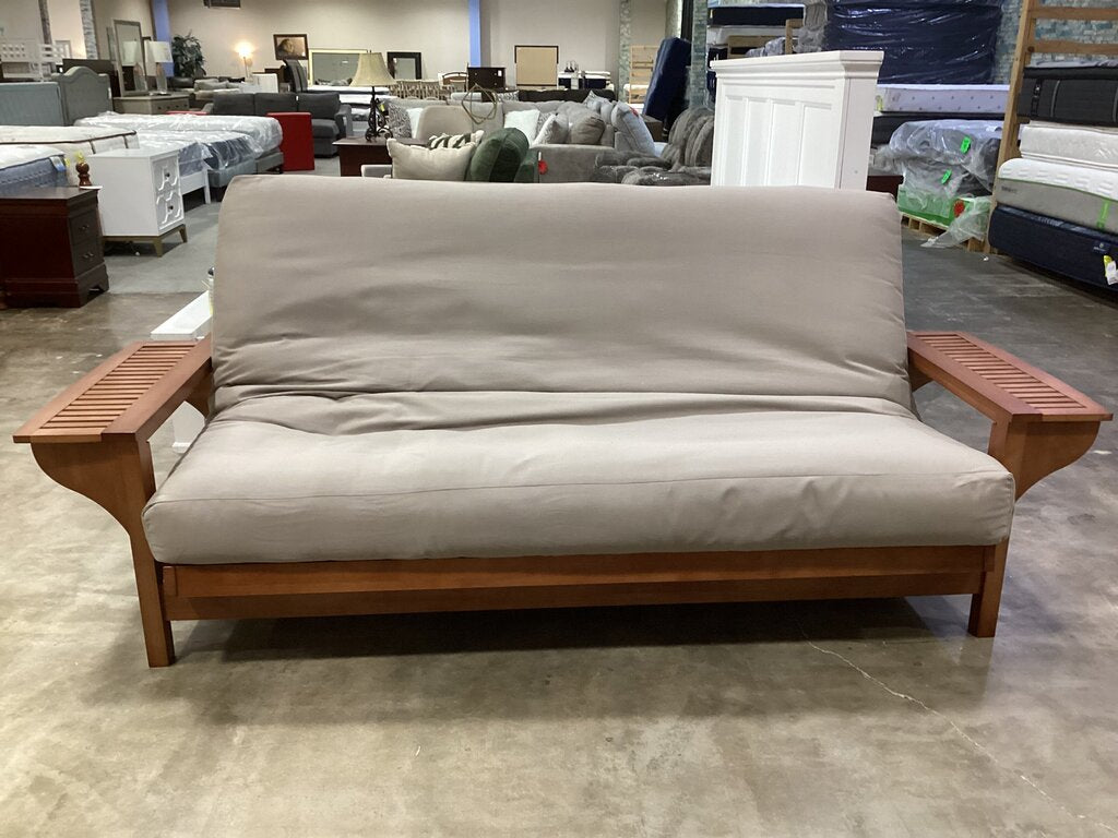 86659 Wooden Mission Style Futon 80x55x23