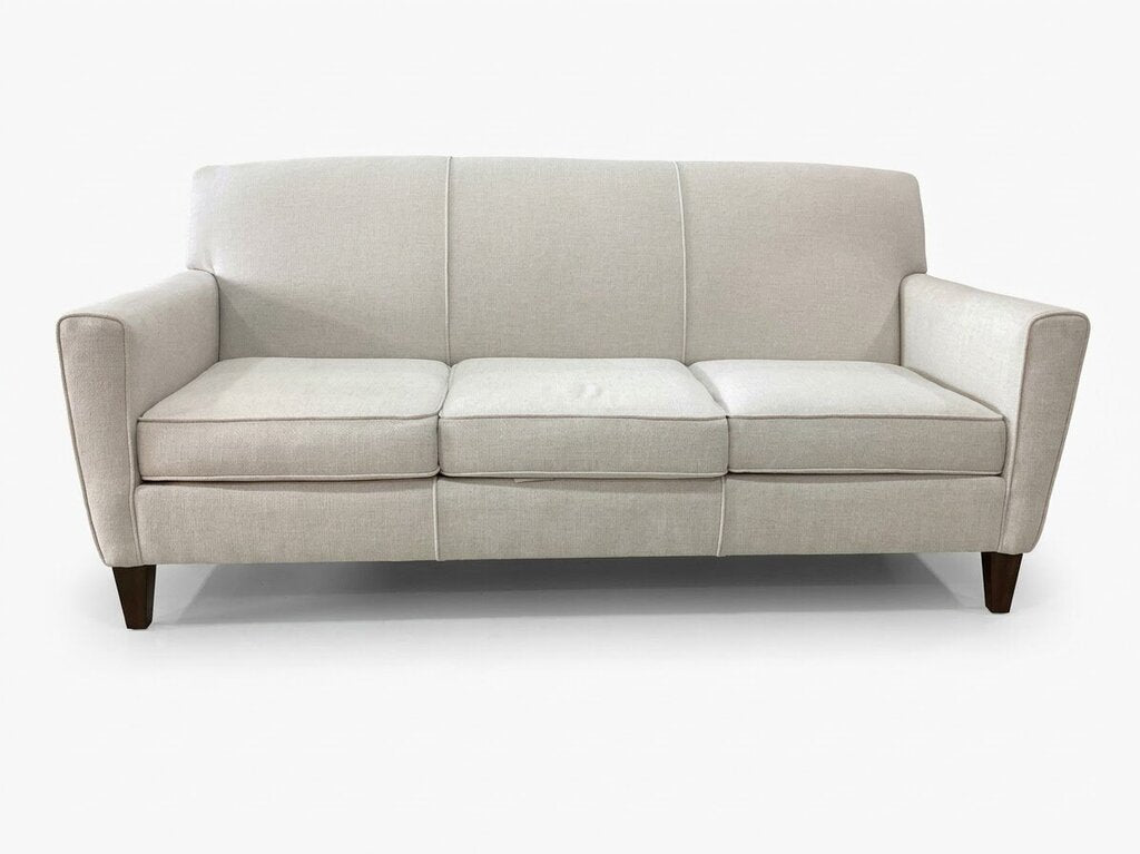 86689 - Flexsteel Ivory Fabric Sofa 80x36x36