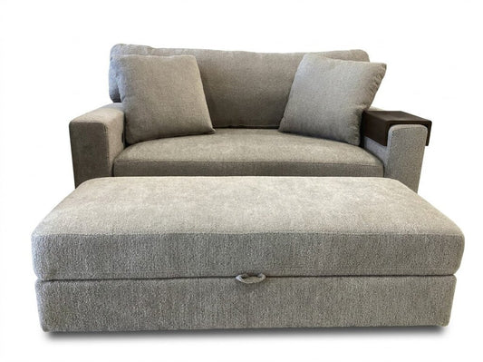 86696 - Oversized Chair w/Ottoman 64x42x35