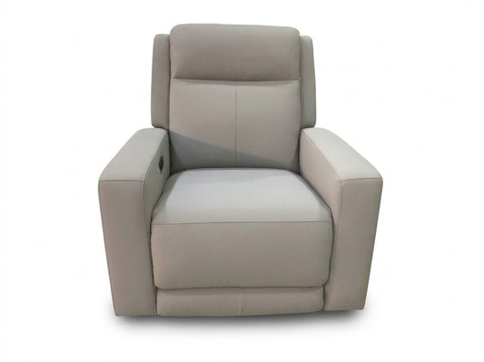 86726 - Simon Li Leather Zero Gravity Power Recliner 37x40x41
