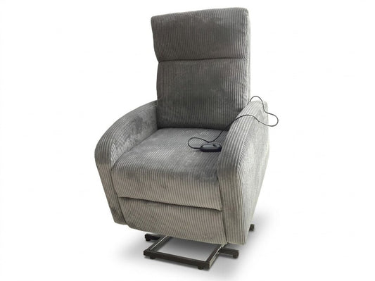 Pilot Power Lift Chair Dark Gray Fabric 28x30x40
