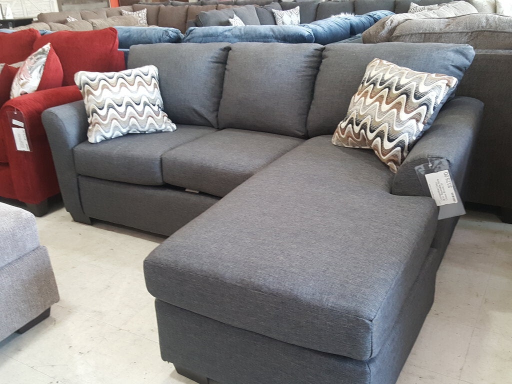 Cosmopolitan Gray NEW Reversible Sofa Chaise 82x64x38 (3903/3905 COSG)