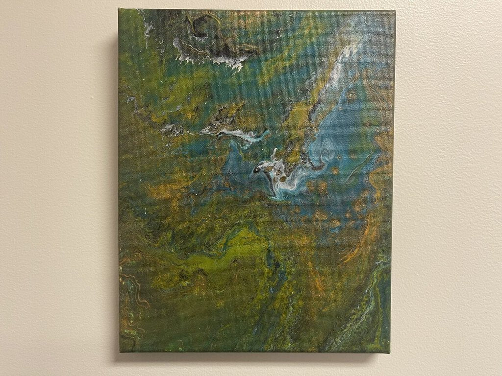 77327 - Abstract 8x10 Painting