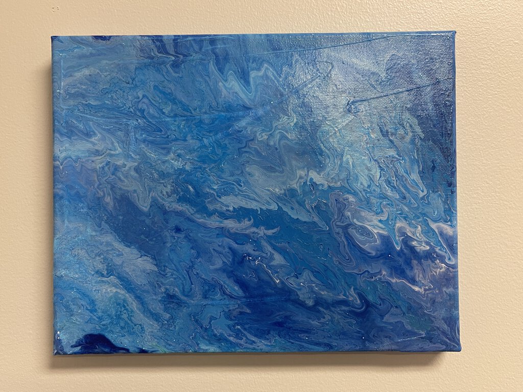 77326 - Abstract 8x10 Painting