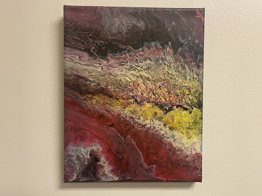 77329 - Abstract 8x10 Painting