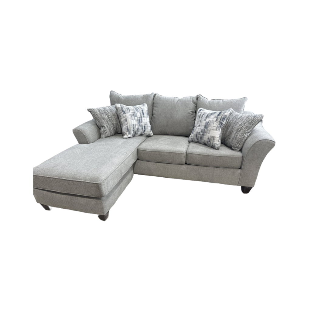 Spitfire Ash NEW Reversible Sofa Chaise 90x37-67x39 (7803/7805-SPIA)