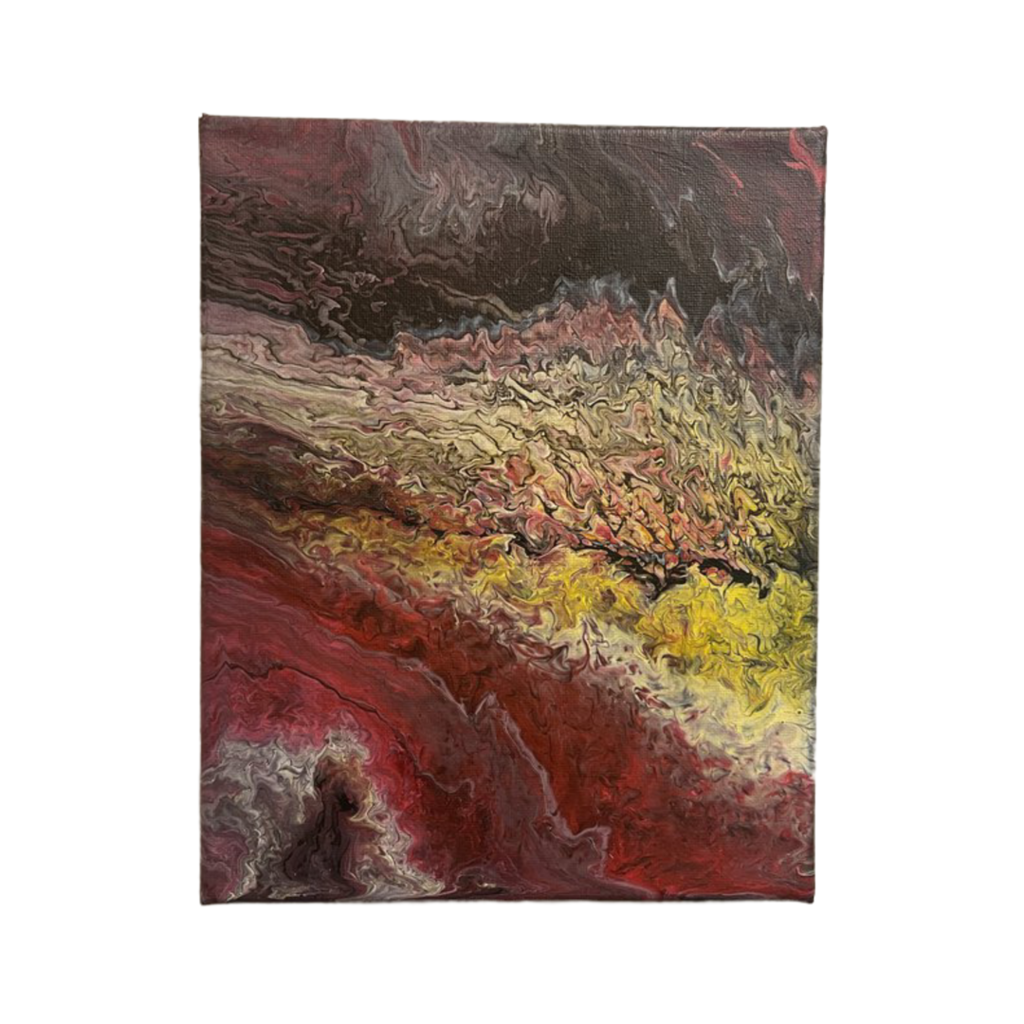 77329 - Abstract 8x10 Painting