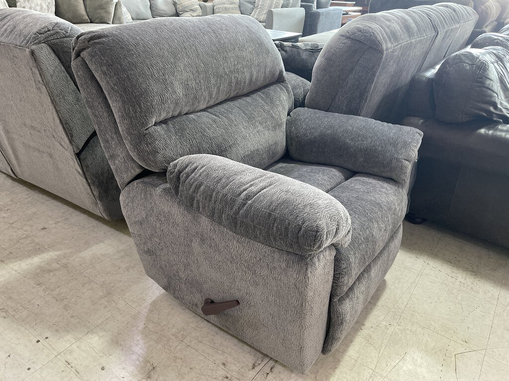 Kynance Gray NEW Chaise Rocker Recliner 39x40x41 (2450-KYNG)