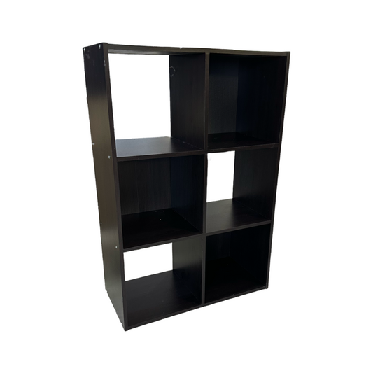 75985 - Black Cubby Bookcase 24x12x36