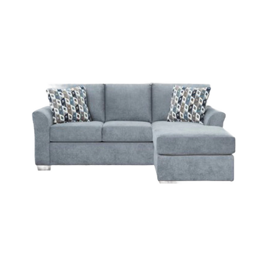 Anna Blue Gray NEW Reversible Sofa Chaise 82x64x38 (3903-ANNG)