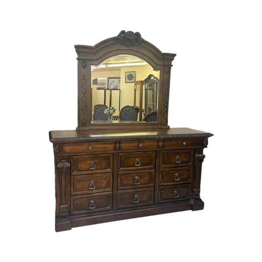 79655 (8441-4) Ashley Casa Molino Dresser w/Mirror 74x20x38